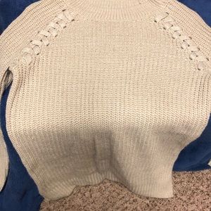 Cream sweater